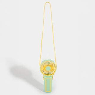 Round Handheld Rechargeable Fan