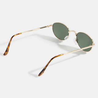 Classic Oval Metal Frame Sunglasses