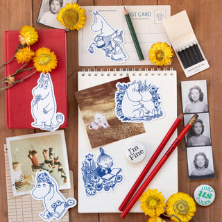 Moomin Garden Date Sticker