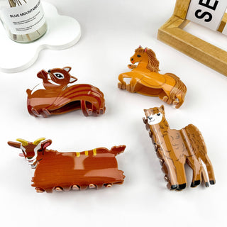 Autumn Critters Hair Clips