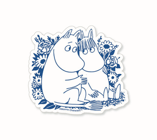 Moomin Garden Date Sticker