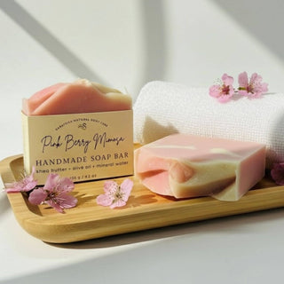 Pink Berry Mimosa Handmade Soap Bar