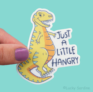Hangry T-Rex Sticker