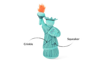 NYC Lady Liberty Dog Toy