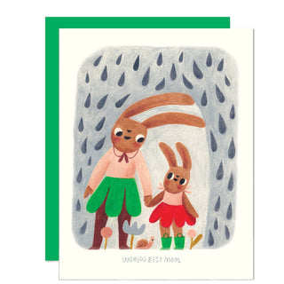 Worlds Best Mom Greeting Card
