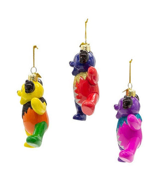 Grateful Dead Glass Bear Ornament