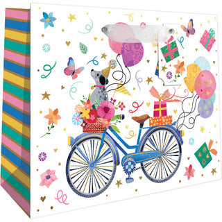 Birthday Bicycles Medium Tote Bag