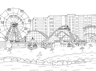 Color New York City Coloring Book