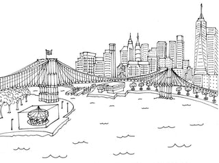 Color New York City Coloring Book