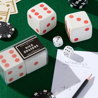Giant Dice Eraser Set