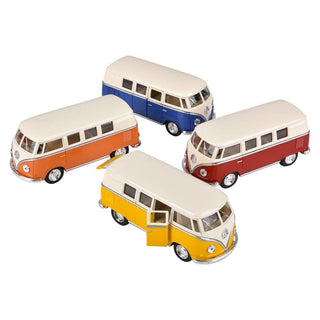 1962 VW Classic Bus 5" Diecast Pull Back