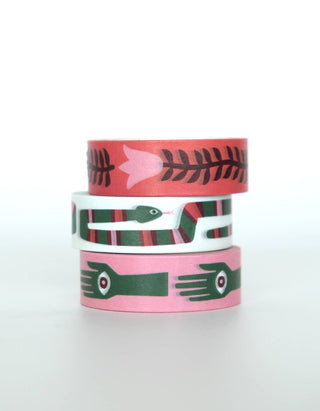 Folk Art Print Washi Tape Set