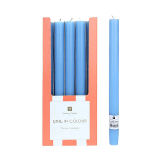 Blue Dinner Candles