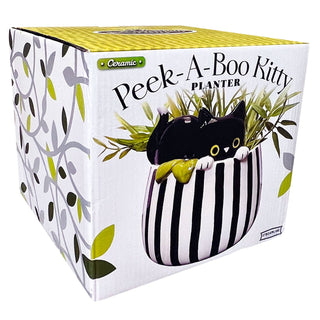 Peek-A-Boo Kitty Planter