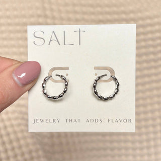 Wavy Hoop Earrings