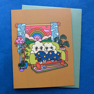Cozy Clouds Greeting Card