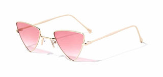 Metallic Triangle Sunglasses