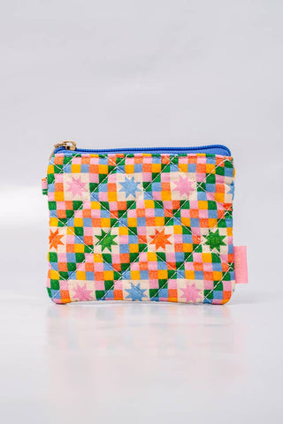 Checker Stars Coin Purse