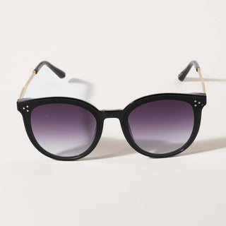 Round Shape Frame Thin Legs Fashion Sunglasses