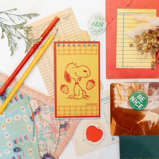 Snoopy Strawberry Mini Notebook