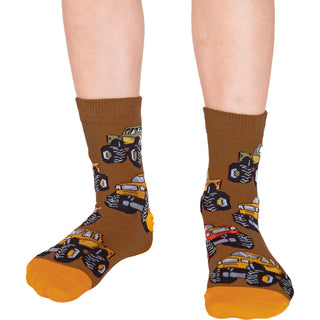 Building Blocks, Trucks and Sharks Kids Socks