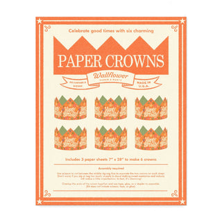 Happy Birthday Paper Crowns