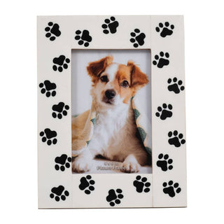 Resin Wood Paw Prints Photo Frame