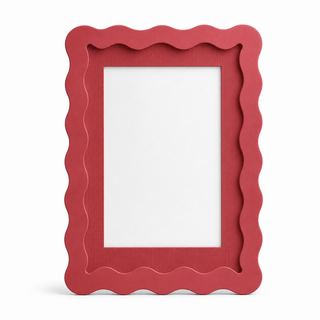 Wavy-Edge Glass Photo Frame
