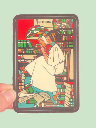 Belle of the Library Sticker