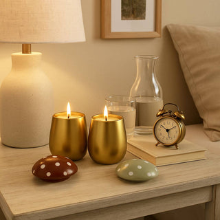 Fig & Apricot Soy Wax Mushroom Scented Candle