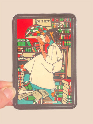 Belle of the Library Sticker