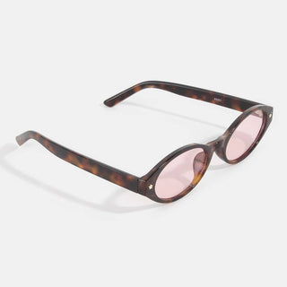 Slim Oval Cat Eye Sunglasses