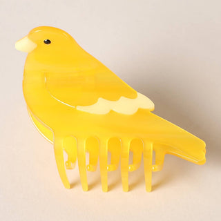 Yellow Bird Hair Claw Clip