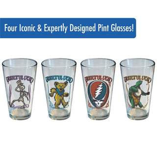 Grateful Dead Drinking Glass: Classic Characters
