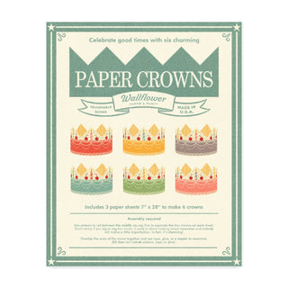 Birthday Cake Paper Crowns