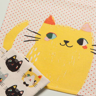 Meow Meow Cats Kitchen Towels