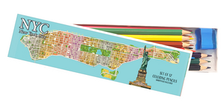 NYC Coloring Pencil Box Set