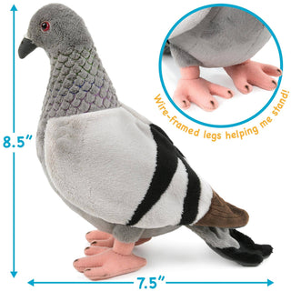 Pepper The Pigeon Stuffed Animal Plush Bird