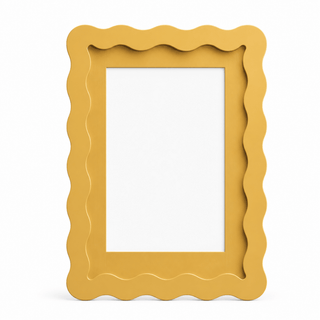 Wavy-Edge Glass Photo Frame