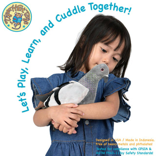 Pepper The Pigeon Stuffed Animal Plush Bird