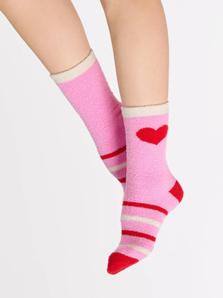 Pink Heart Socks