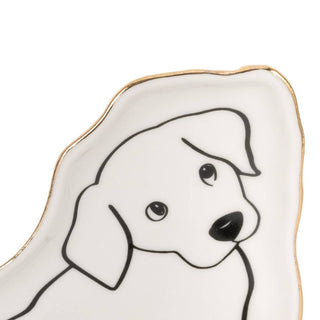 Ceramic Puppy Trinket Tray