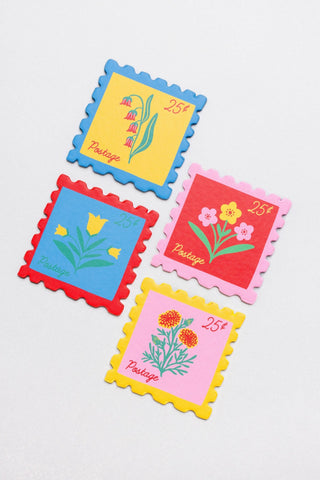 Stamps Coaster Set