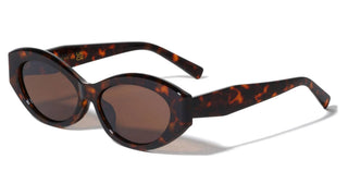 Oval Lens Retro Cat Eye Sunglasses