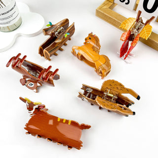 Autumn Critters Hair Clips