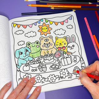 Coloring Book - Magical Moments Whimsical Stress Relief