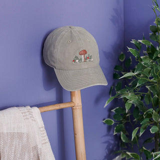 Snail & Mushroom Baseball Cap