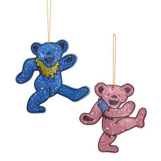 Grateful Dead Bedazzled Bears Ornaments