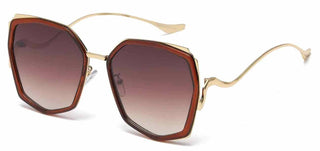 Metallic Frame Sunglasses