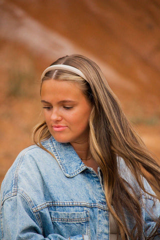 Thin Satin Headband